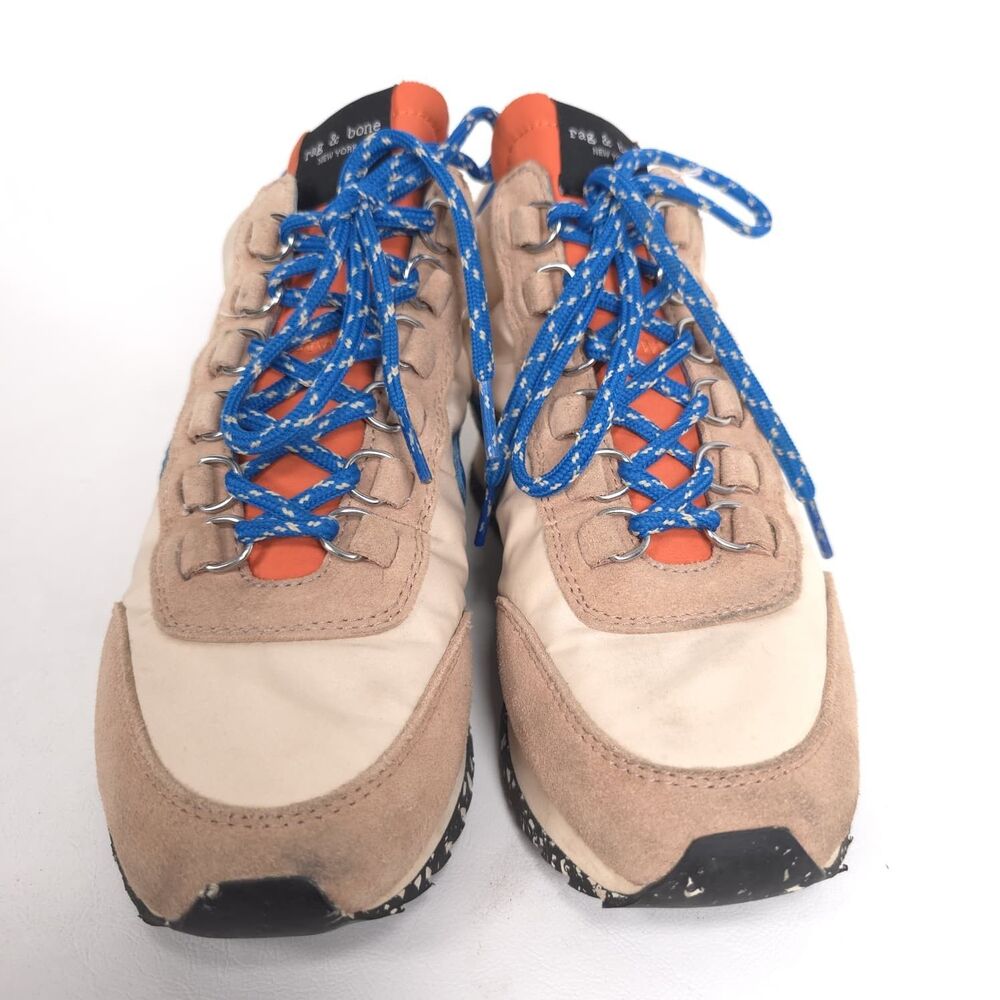 RAG & BONE Women's Sneakers US6.5 Retro Hiker Suede Lace Up Multicolor Athletic